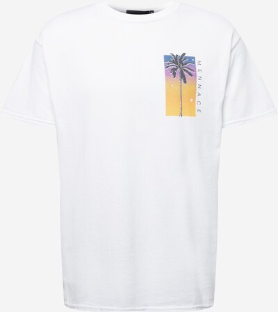 Mennace Camiseta en azul cielo / dorado / lila neón / negro / blanco, Vista del producto