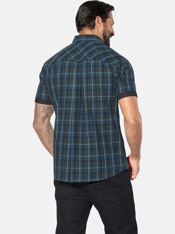 Jan Vanderstorm Comfort Fit Hemd ' Emyls ' in Blau