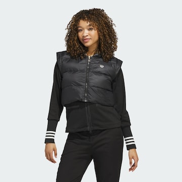 ADIDAS PERFORMANCE Sportjacke ' Down' in Schwarz: Vorderseite