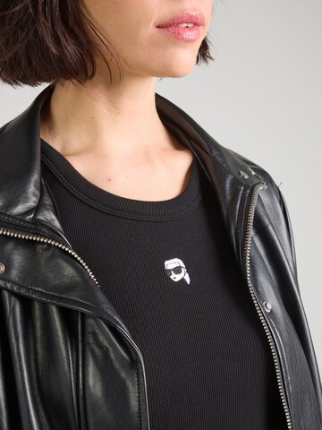 Karl Lagerfeld Top 'IKON' | črna barva