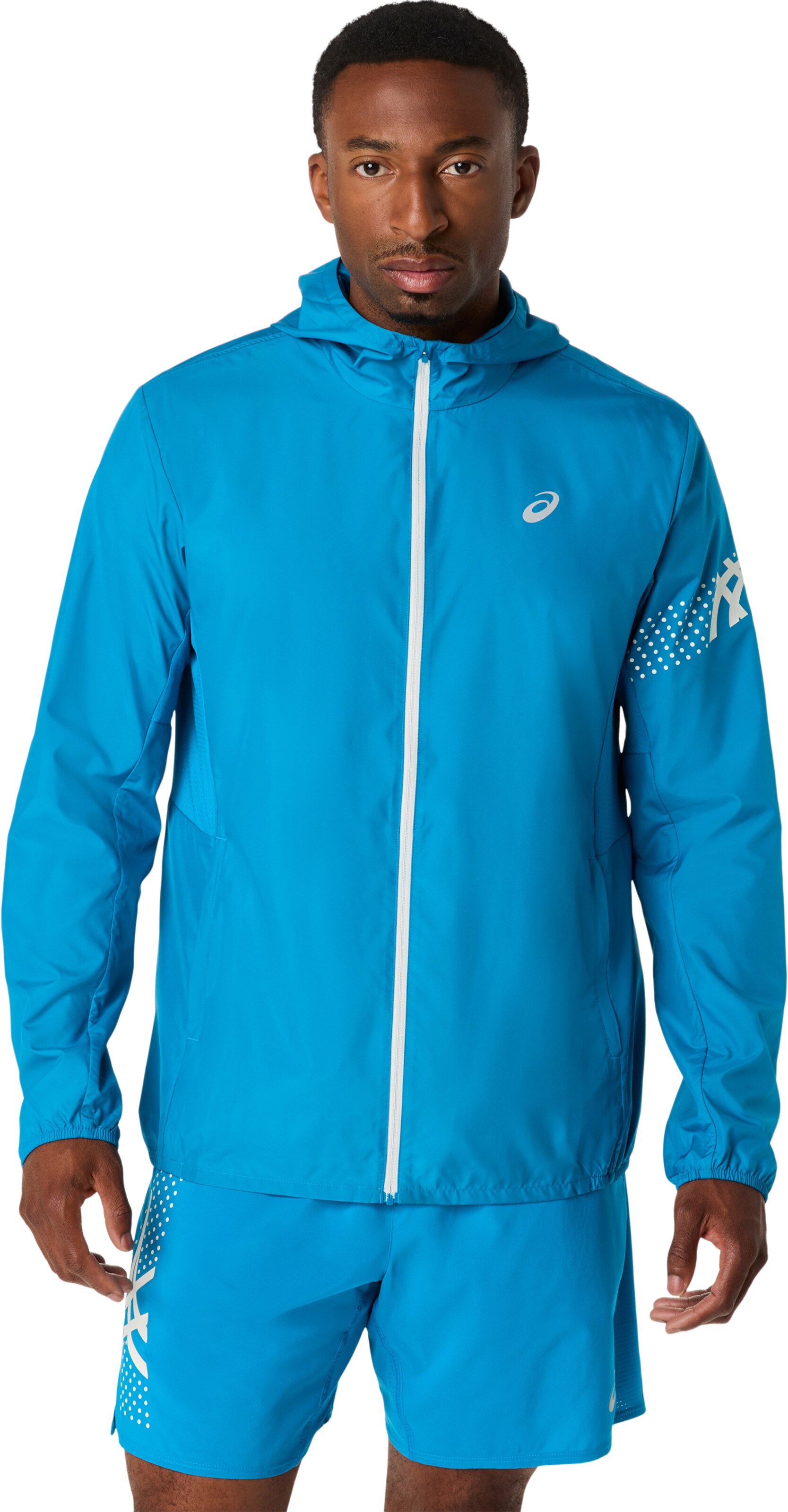 ASICS Jacke in Blau: Vorderseite