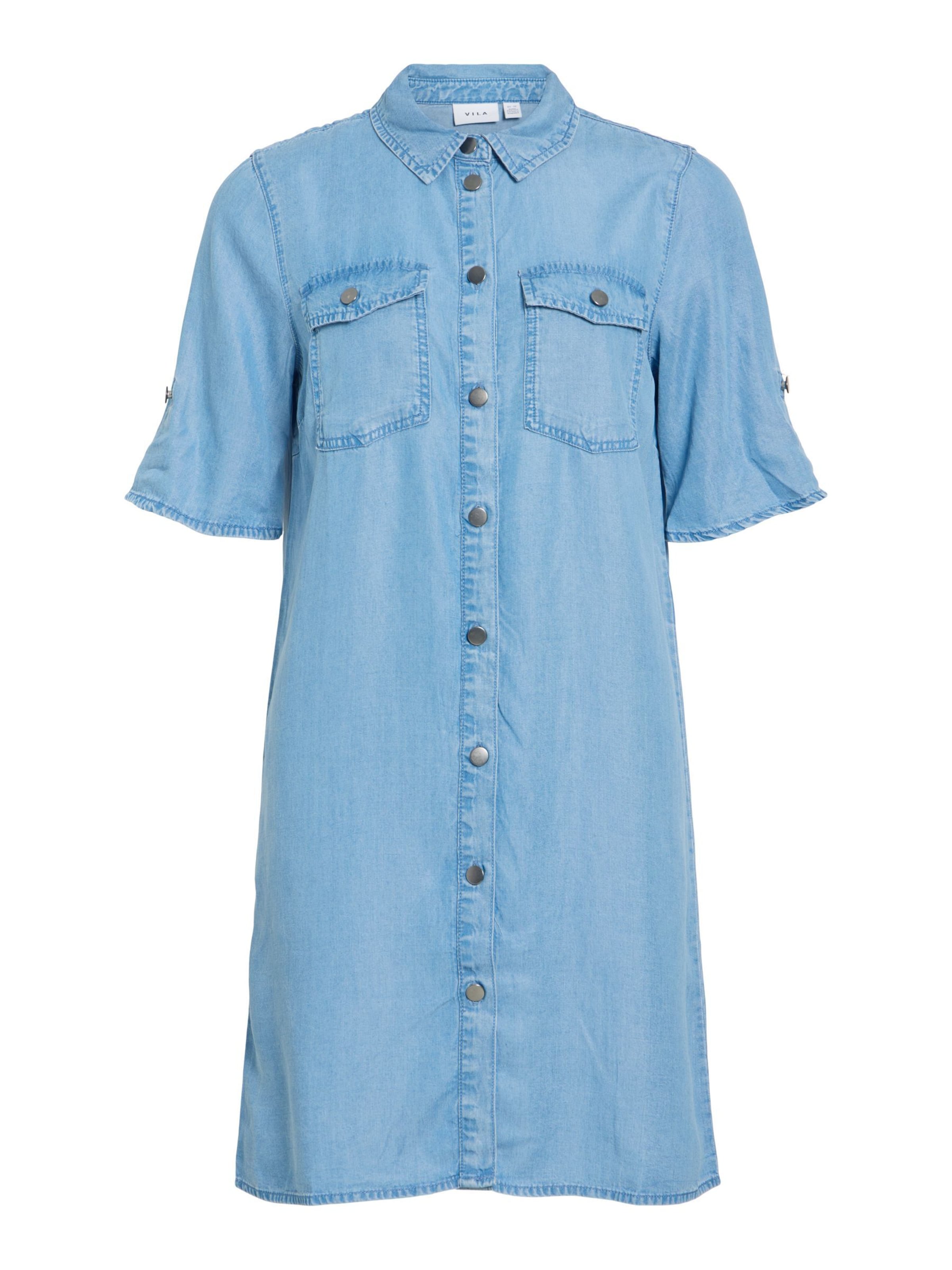 VILA Kleid 'VIMai' in Blau: Vorderseite