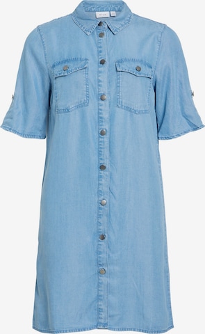 Robe-chemise 'VIMai' VILA en bleu : devant