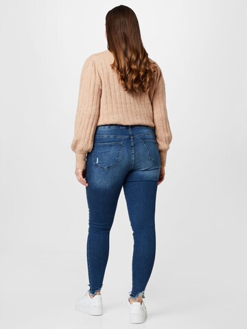 ONLY Carmakoma Skinny Jeans 'WILLY' in Blue