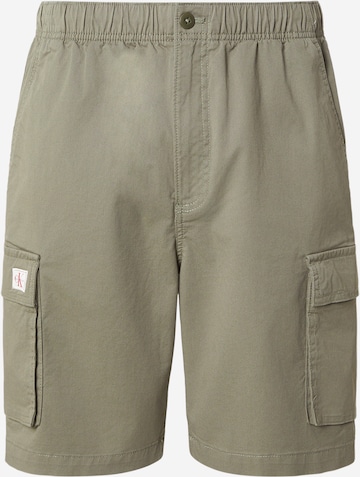 Calvin Klein Jeans Regular Shorts in Grün: Vorderseite