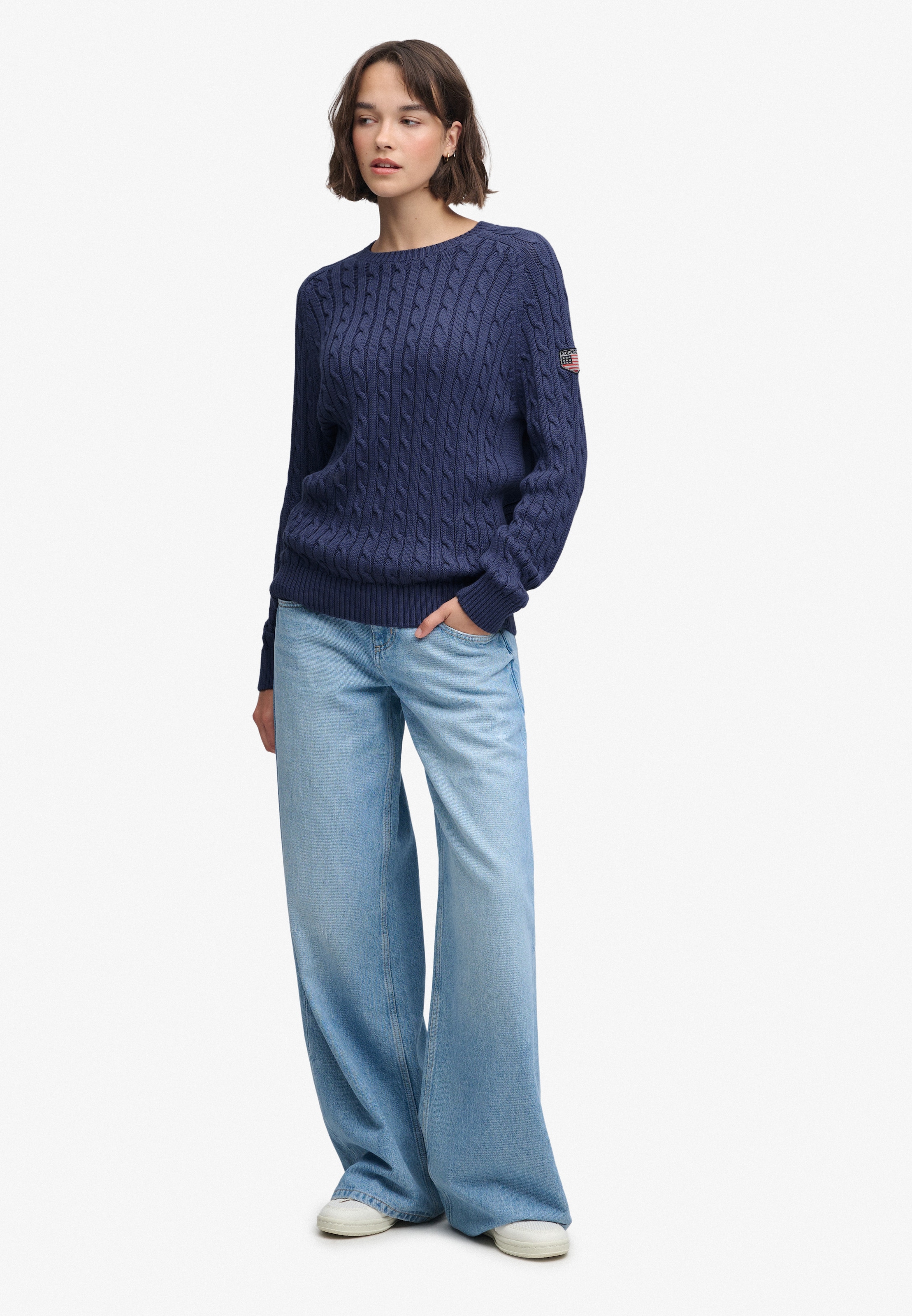 Pull-over Superdry & Co en bleu
