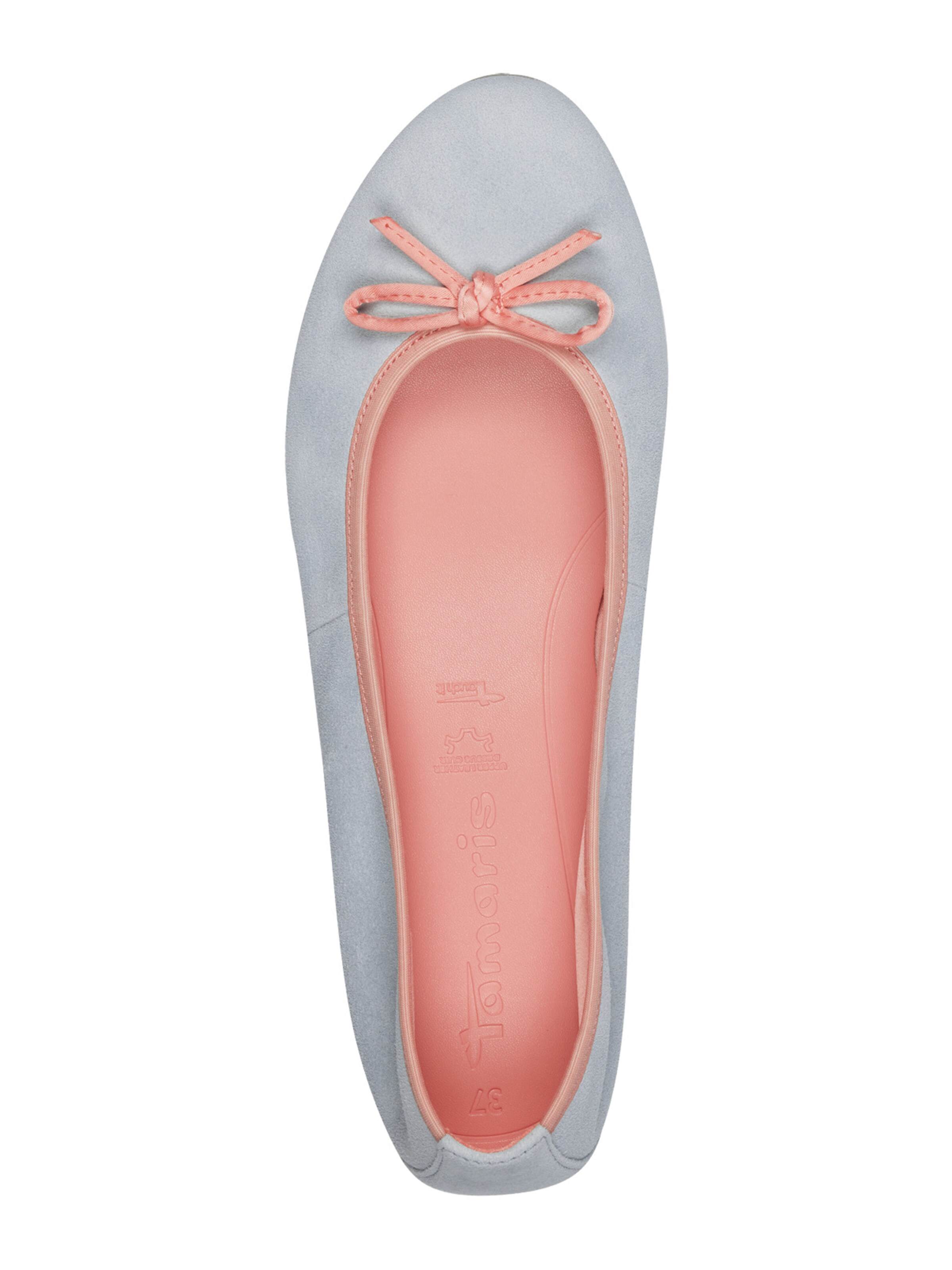 Tamaris Ballerinasko i blå