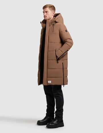 khujo Wintermantel 'Pike' in Braun