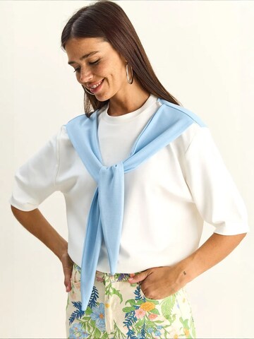 T-shirt 'T-Shirts' Bianco Lucci en blanc