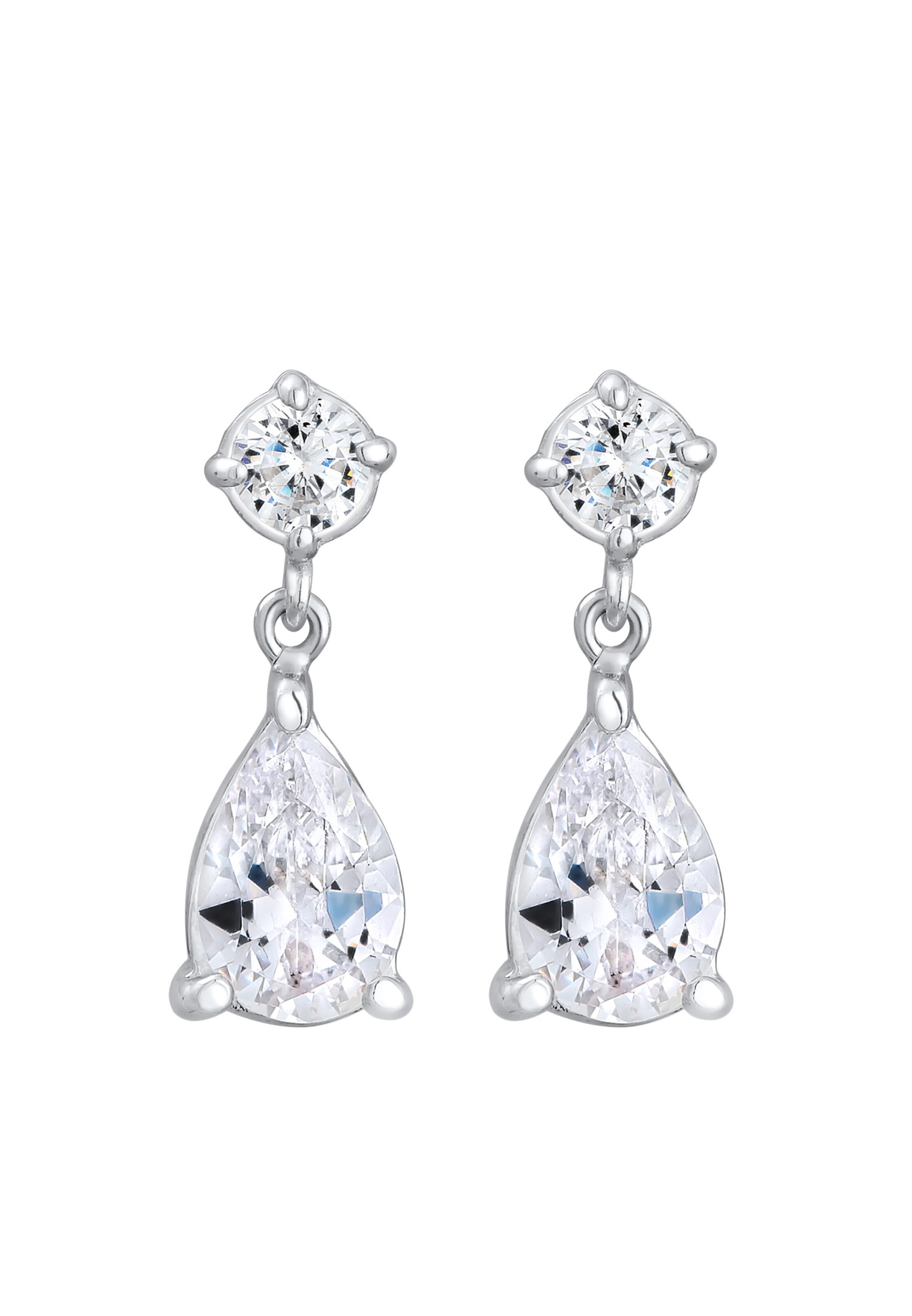 Boucles d'oreilles ELLI en argent : devant