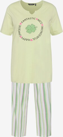 Ulla Popken Pajama in Green: front