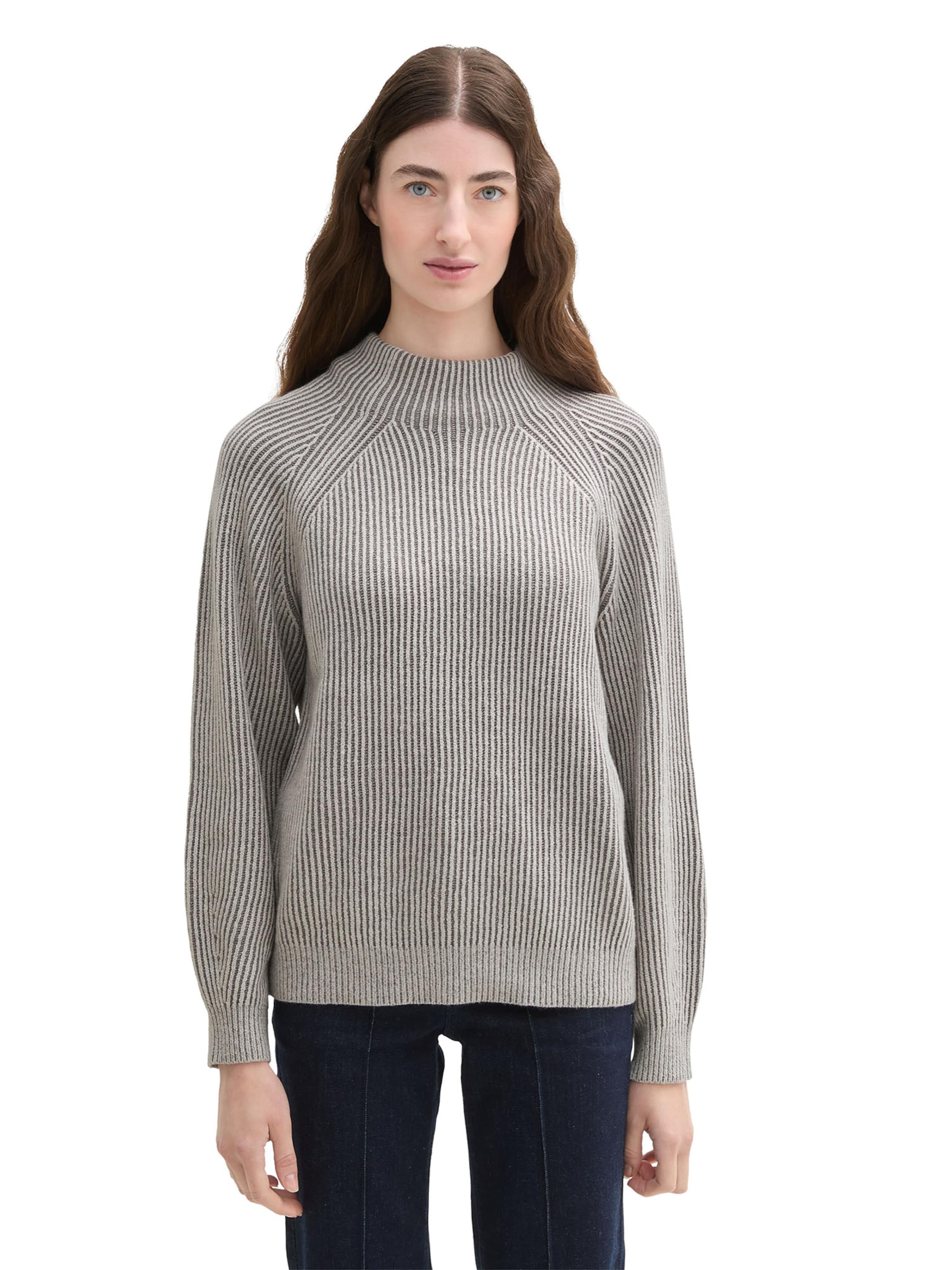 Pull-over TOM TAILOR en gris : devant