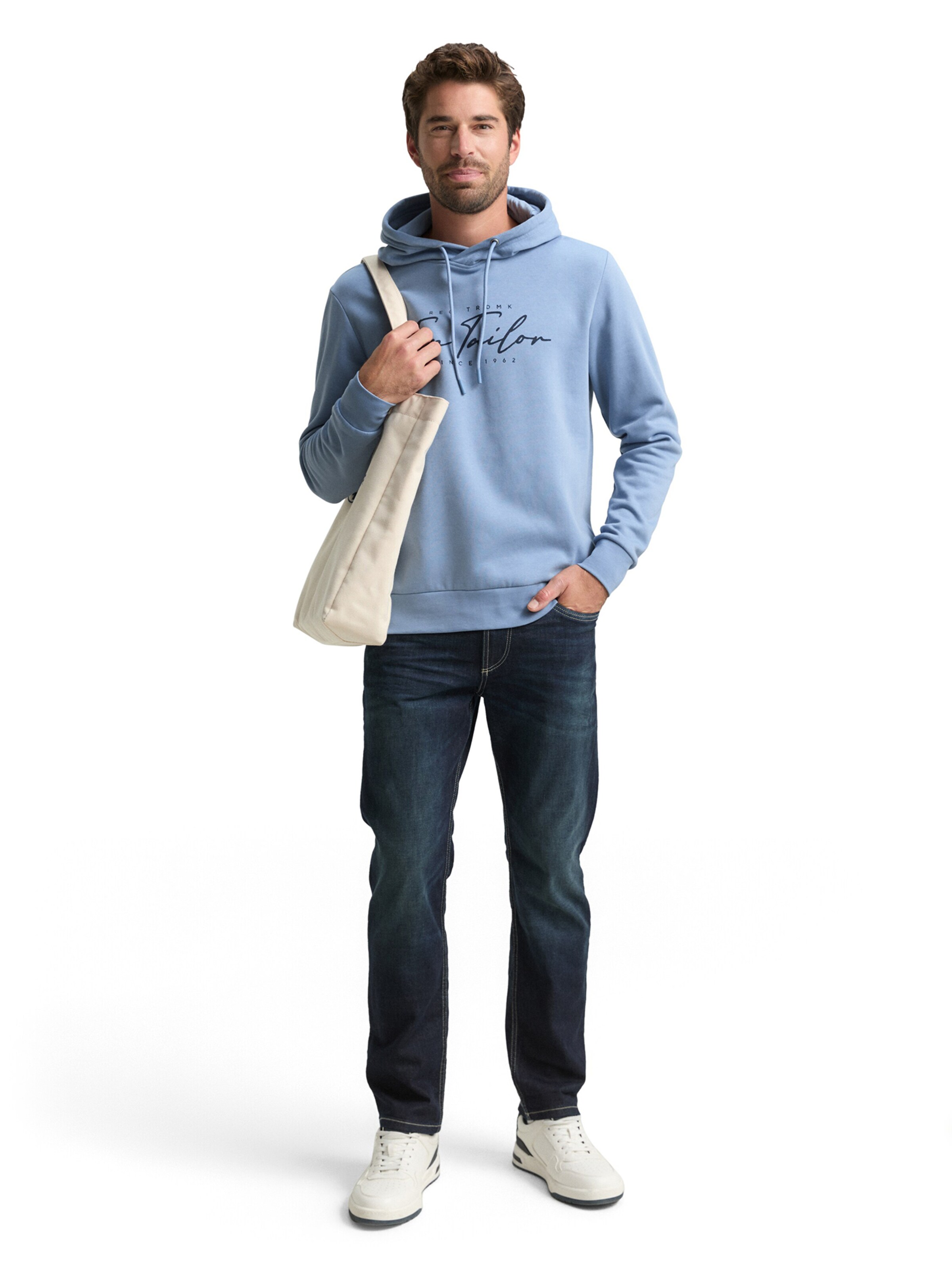 TOM TAILOR Sweatshirt in Blue