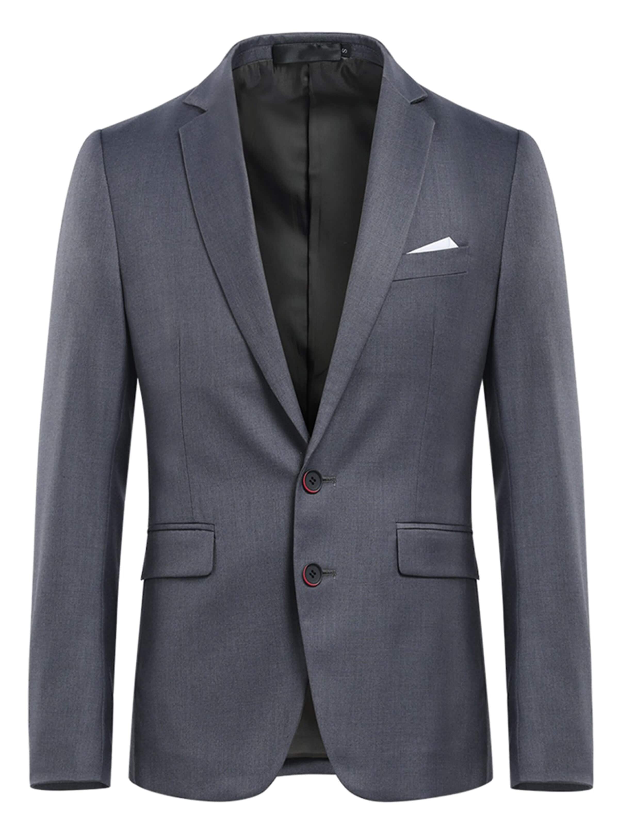 YOUTHUP Suit Jacket 'Klarheit' in Grey: front