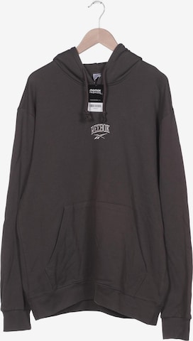 Reebok Sweatshirt & Zip-Up Hoodie in XL in Brown: front