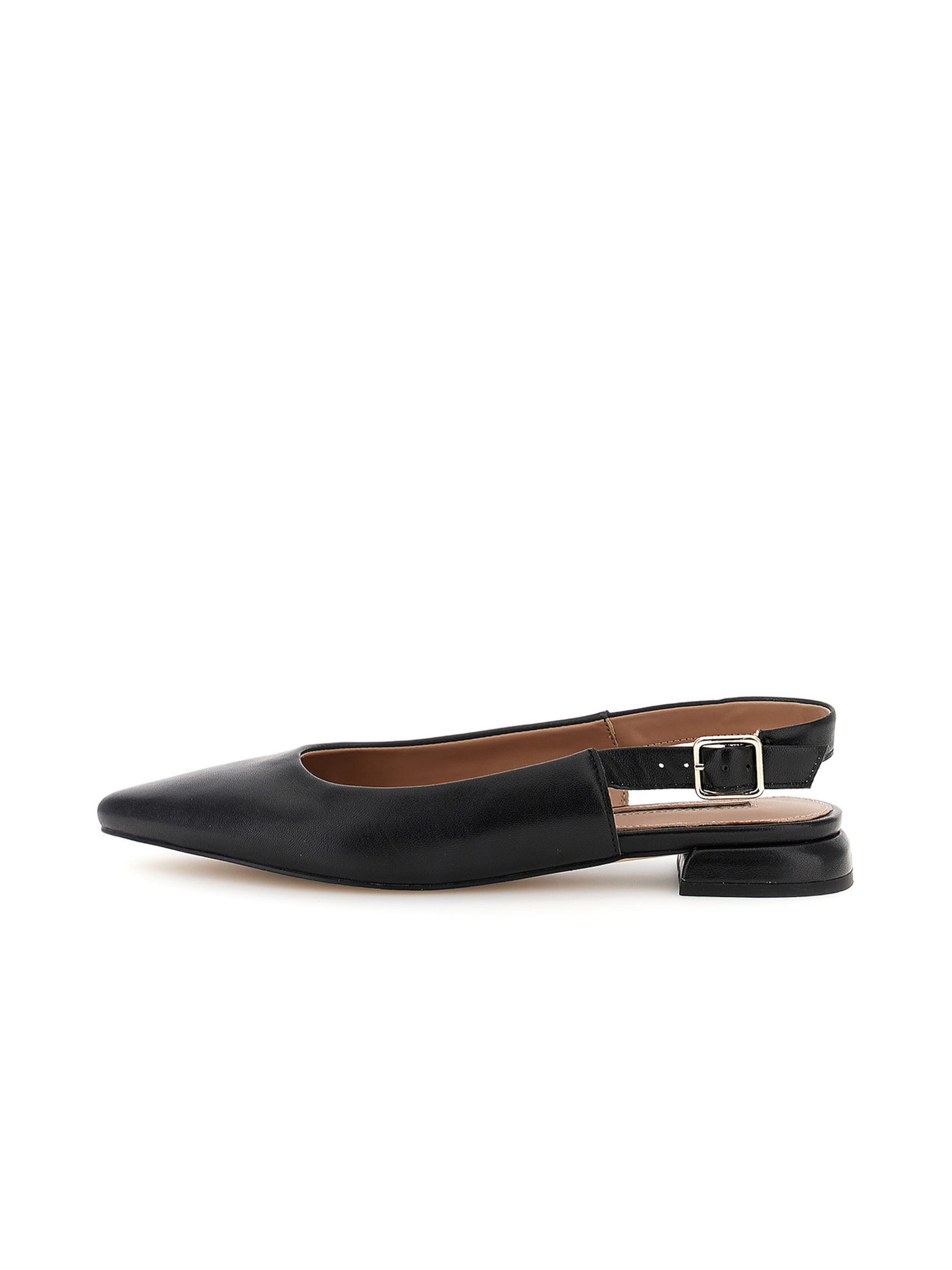 CAFè NOIR Moccasin in Black: front
