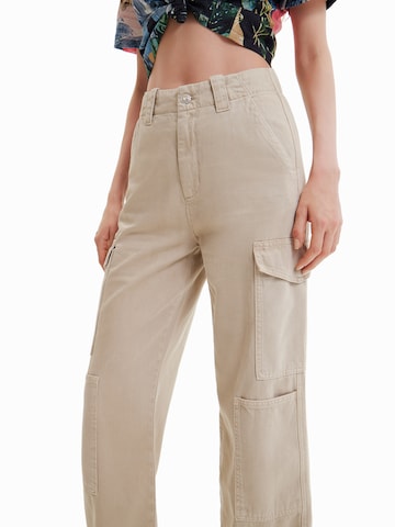 Regular Pantalon cargo 'Sedal' Desigual en beige
