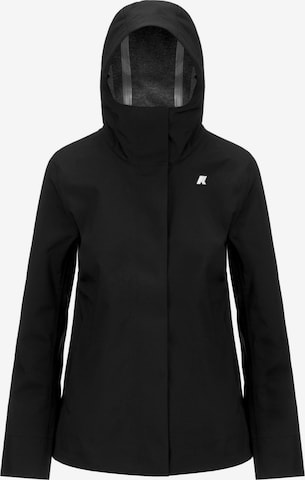 K-Way Kurtka przejściowa 'K-WAY MADALINA BONDED JERSEY GIUBBINO' w kolorze czarny: przód