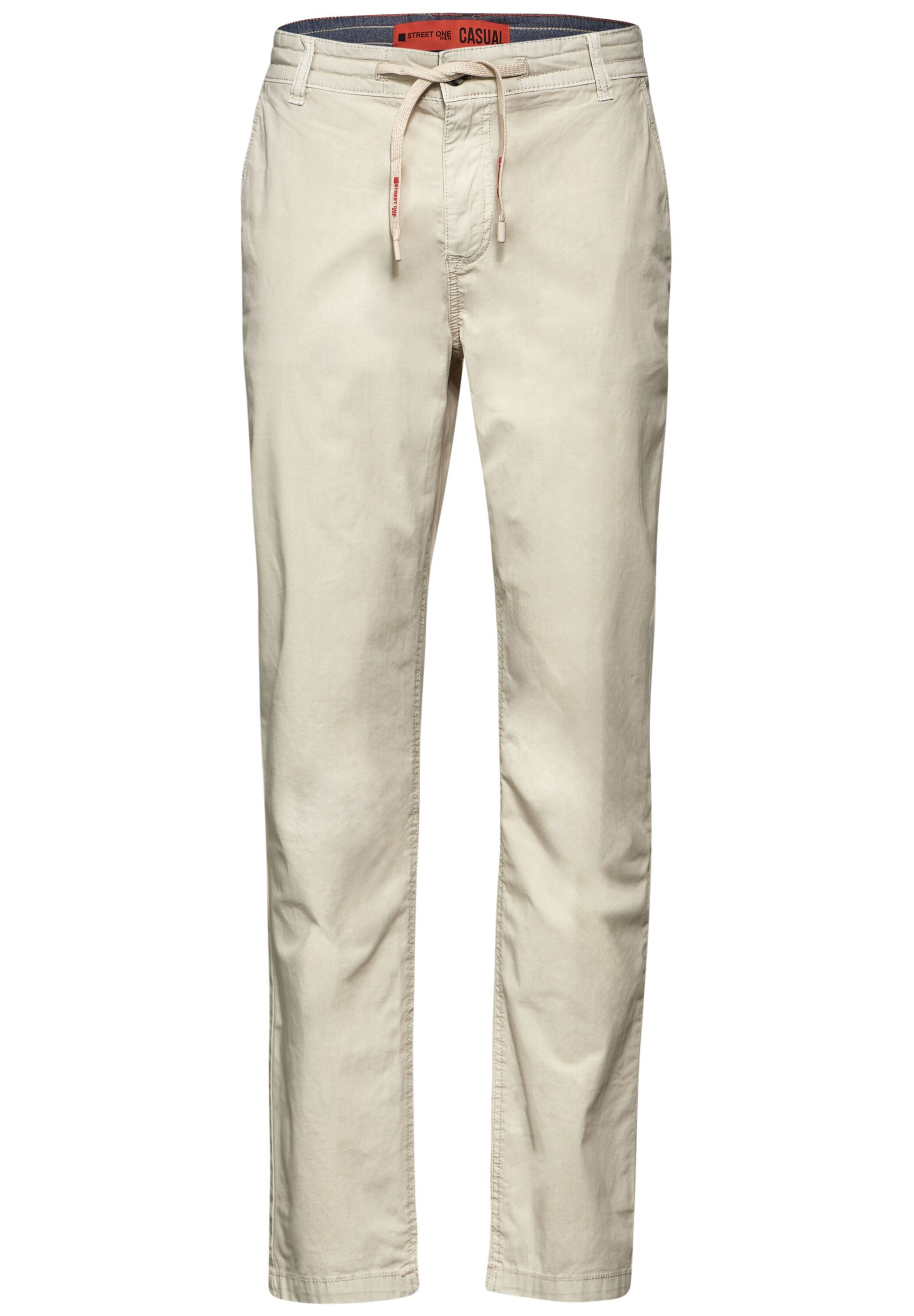 Street One MEN Chino Pants in Beige: front