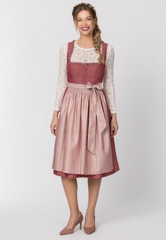 STOCKERPOINT Dirndl 'Dana' in Rot: Vorderseite