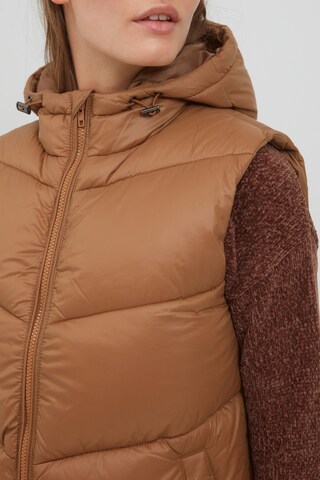 Oxmo Vest 'TABITA' in Brown