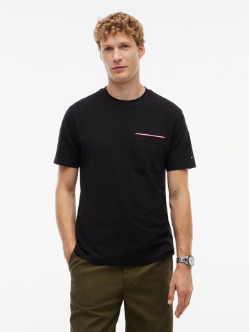 TOMMY HILFIGER Shirt in Black: front