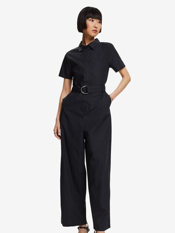 ESPRIT Jumpsuit in Zwart: voorkant