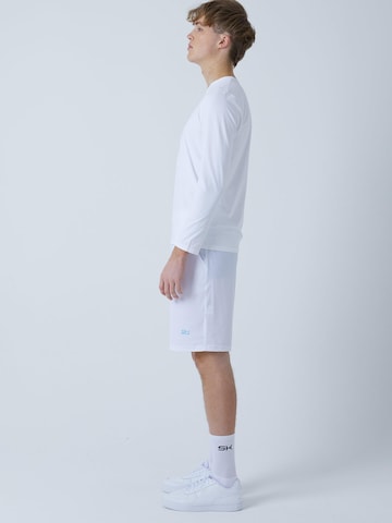 SPORTKIND Functioneel shirt 'Crew Neck Long Sleeve Shirt' in Wit