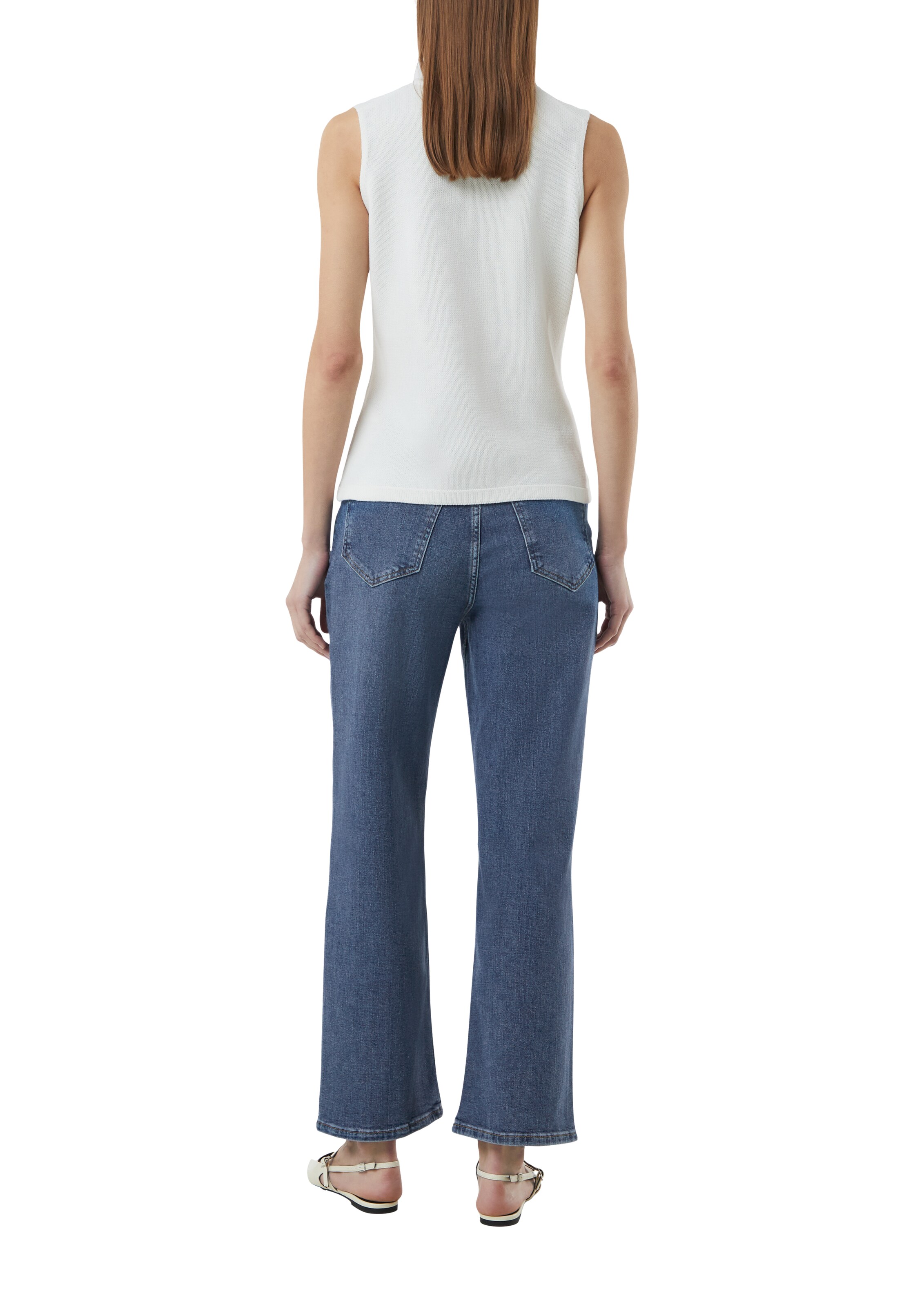 comma casual identity Regular Jeans in Blue: back