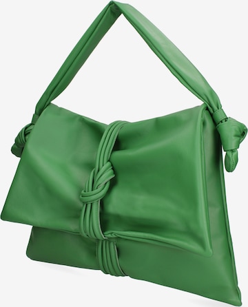Viola Castellani Schultertasche in Grün: Vorderseite