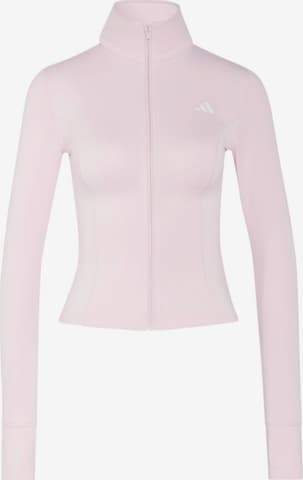 ADIDAS PERFORMANCE Спортивная кофта 'OPT ESS' в Ярко-розовый: спереди