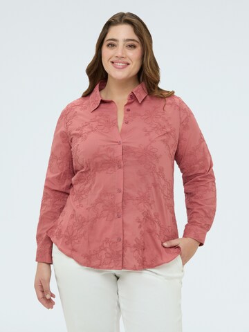 Fiorella Rubino Blouse in Roze: voorkant