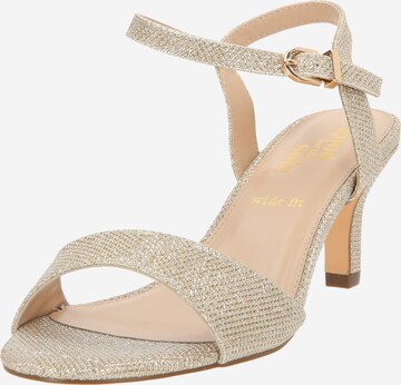 Dorothy Perkins Sandalen met riem in Goud: voorkant