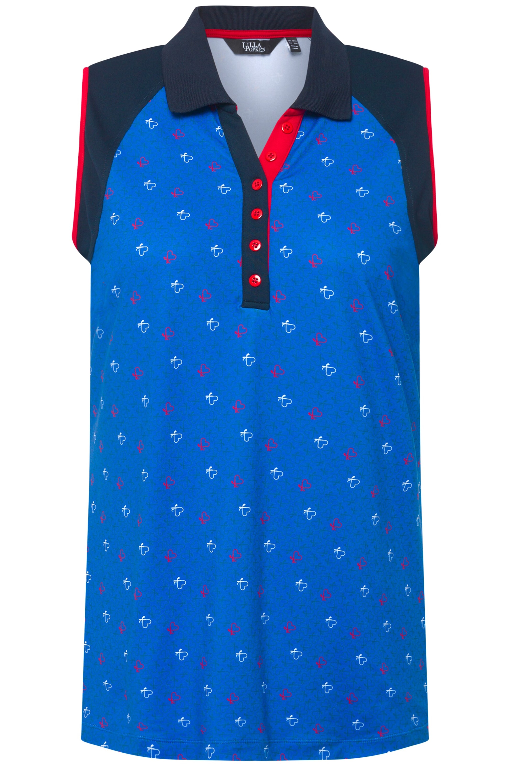 Ulla Popken Shirt in Blauw: voorkant