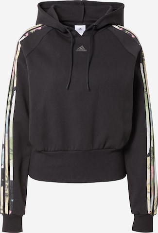 Sweat de sport 'Allover Print' ADIDAS SPORTSWEAR en noir : devant