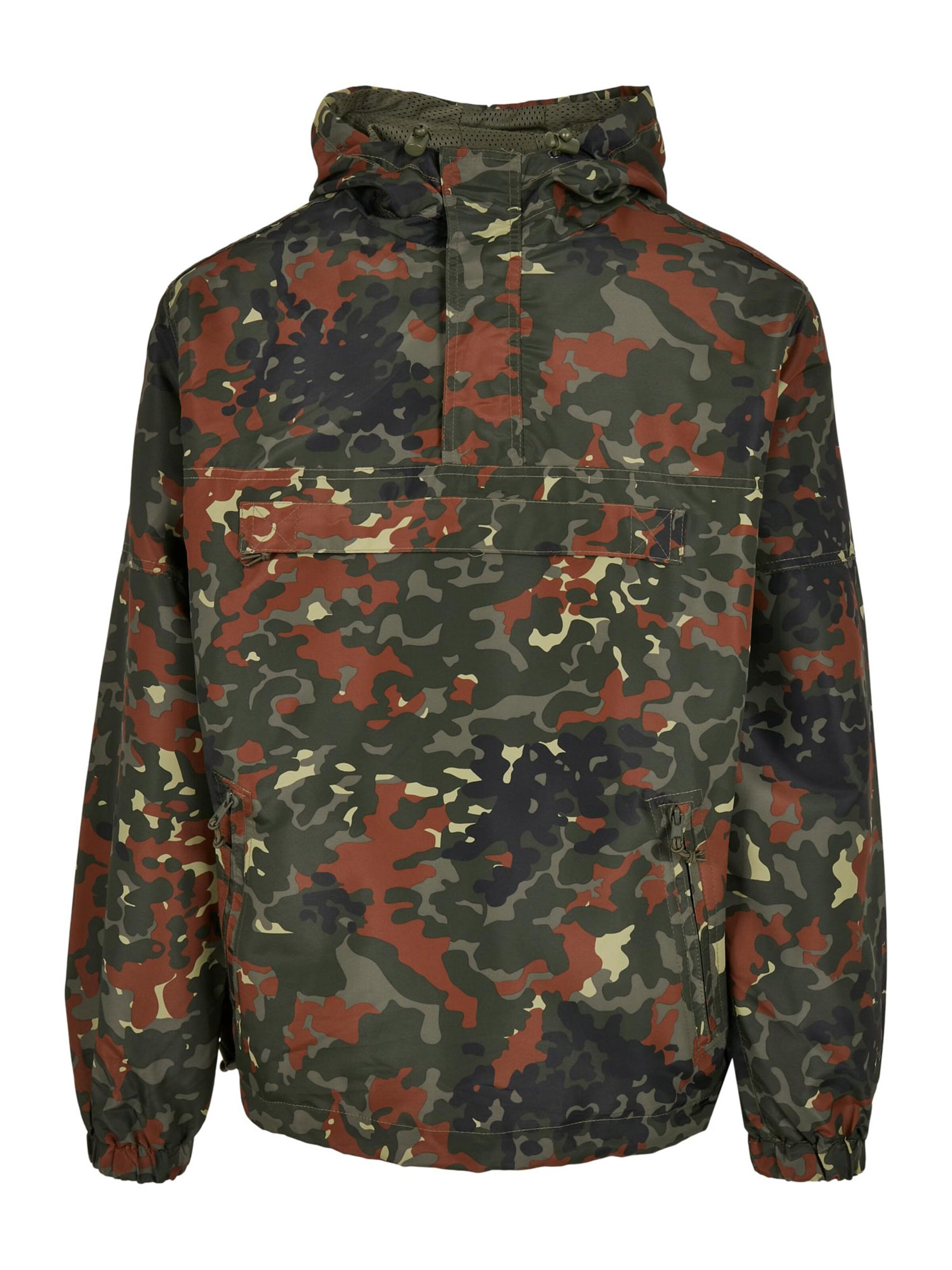 Brandit Between-season jacket in Green: front