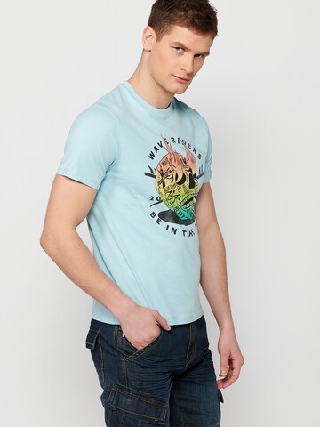 KOROSHI T-Shirt in Blau