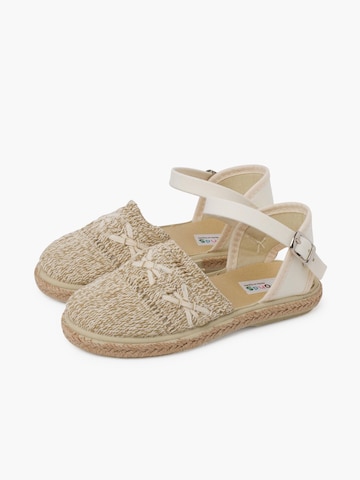 Sandales Pisamonas en beige