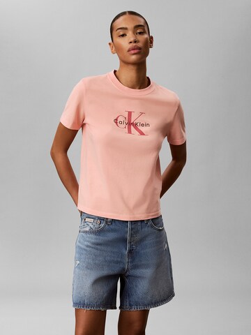 Calvin Klein Jeans Regular Shirt in Pink: front