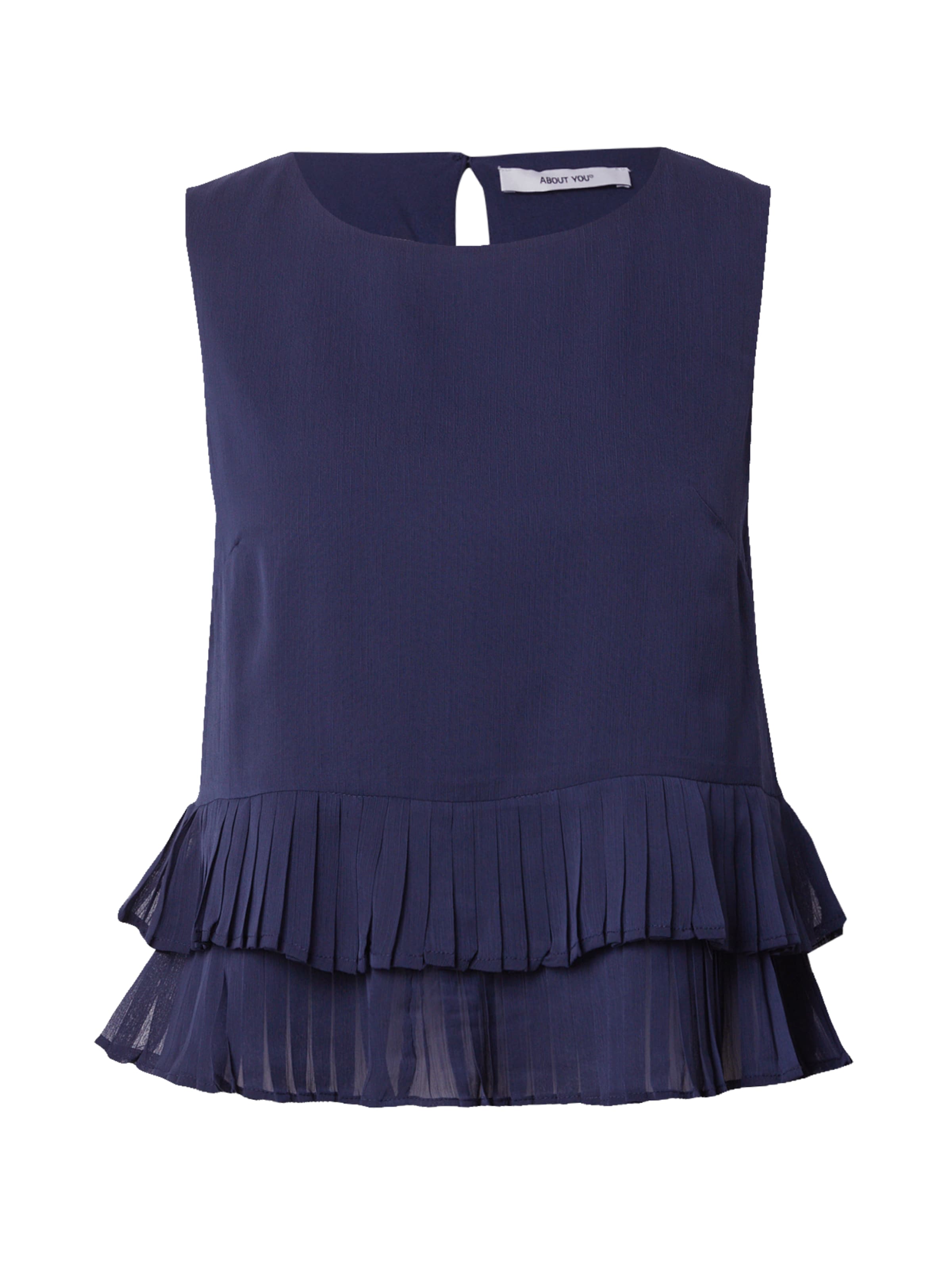 ABOUT YOU Pluus 'Line', värv sinine: eest vaates