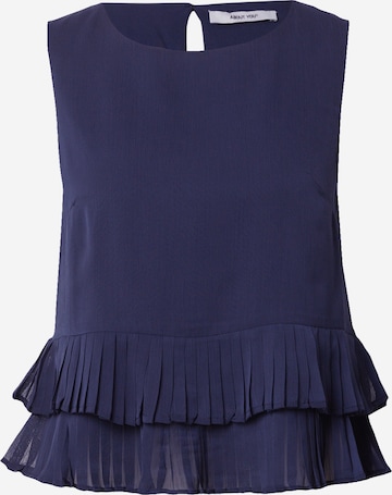 ABOUT YOU Bluse 'Line' in Blau: predná strana