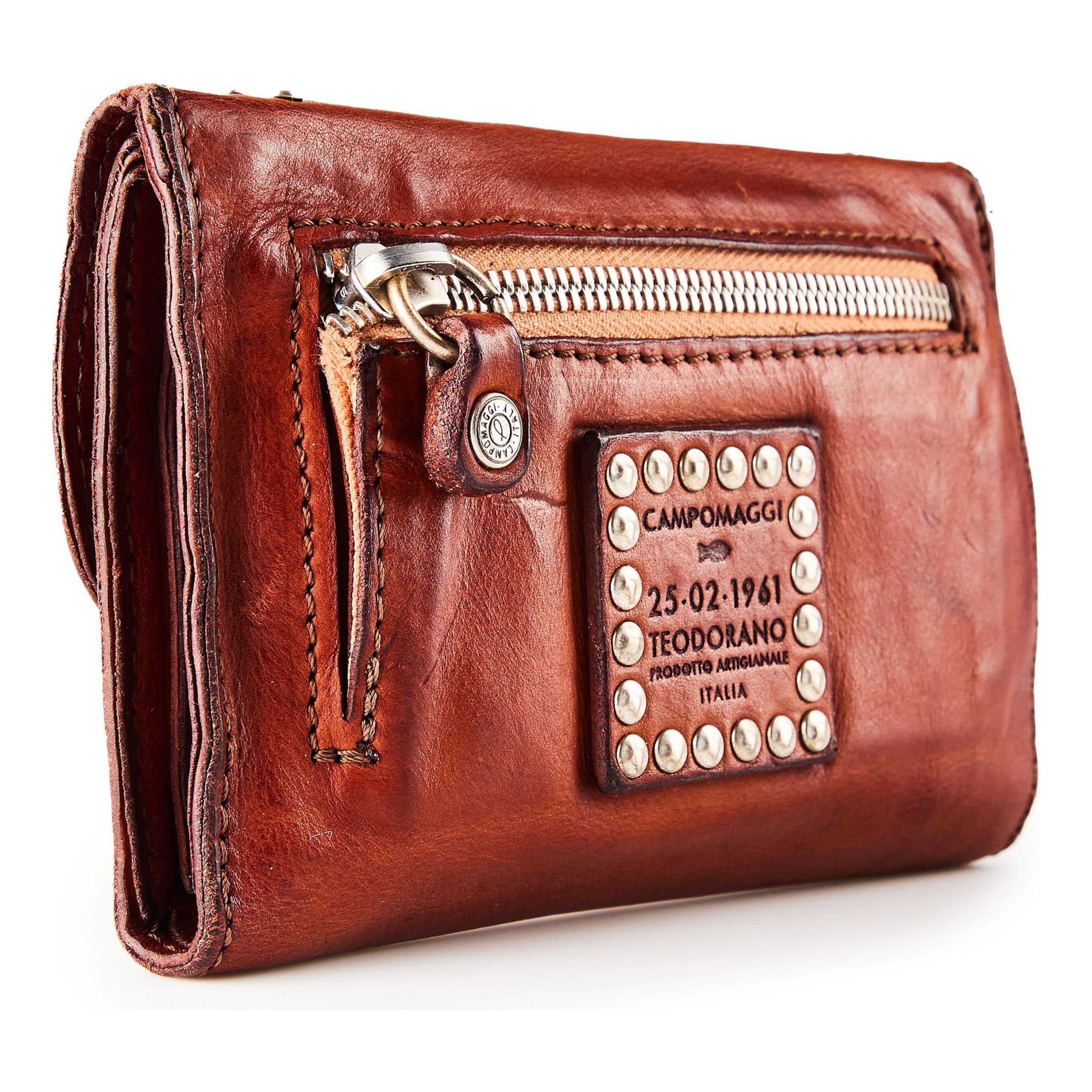 Portamonete 'Mirta' di Campomaggi in marrone