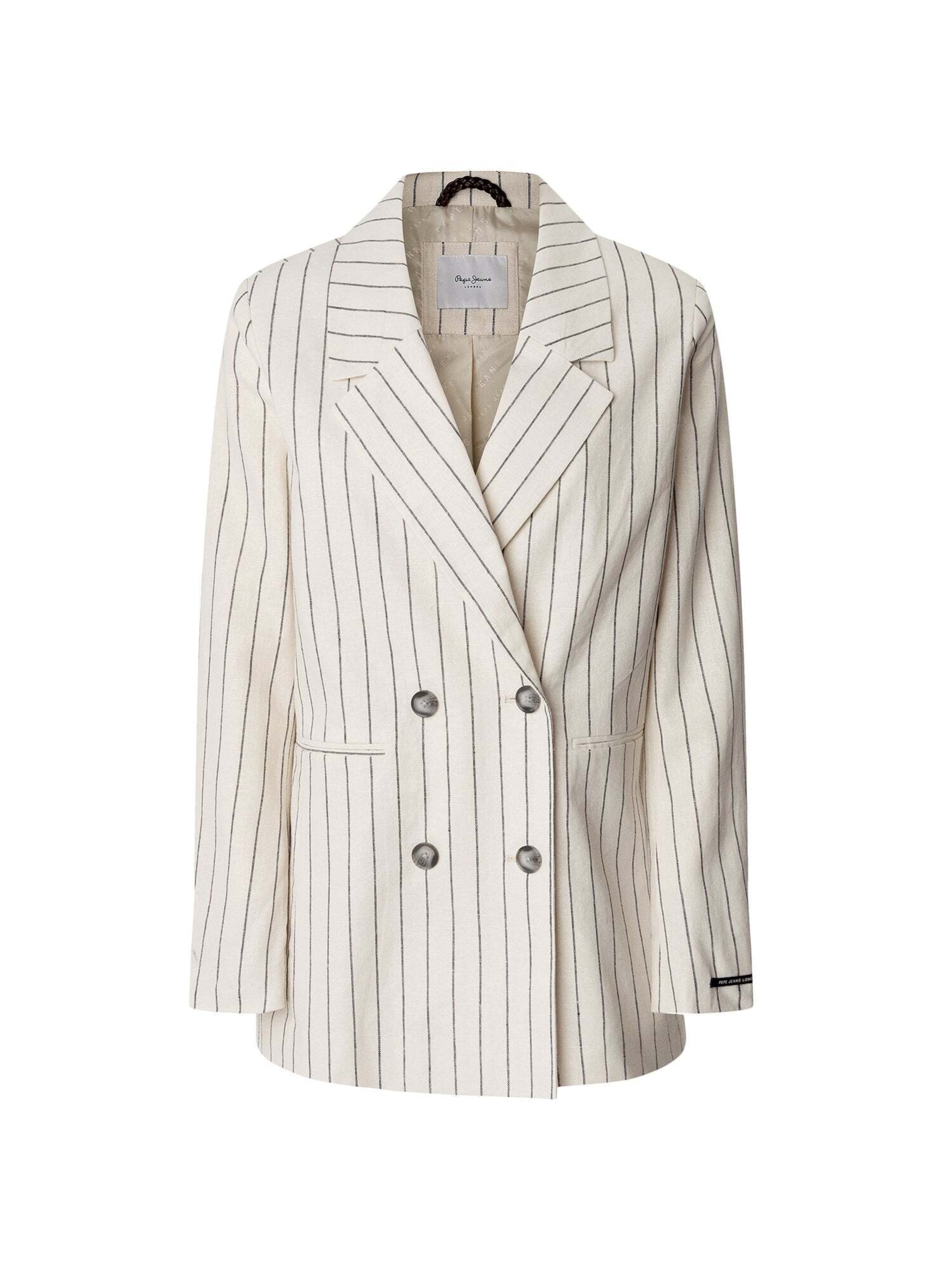 Pepe Jeans Blazer 'Hannah' in Weiß: Vorderseite