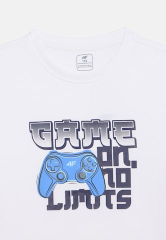 Maglia funzionale di 4F Junior in bianco