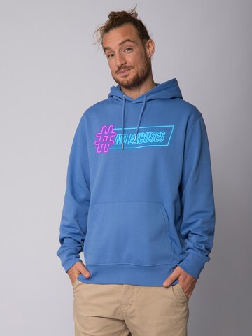 Sweat-shirt 'No Excuses' Watapparel en bleu