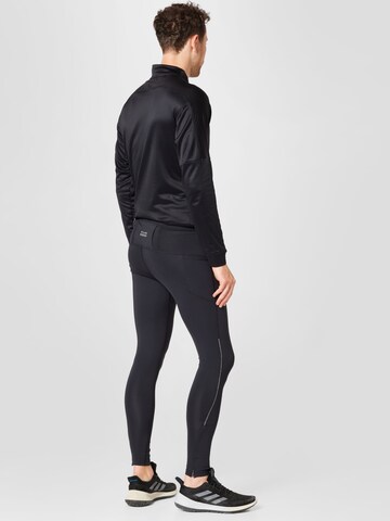 new balance Skinny Spodnie sportowe w kolorze czarny