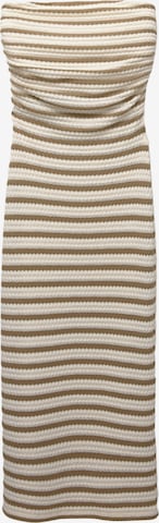 Rochie tricotat de la Pull&Bear pe bej: față