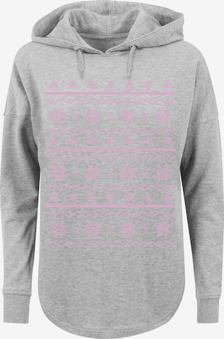 Sweat-shirt F4NT4STIC en gris : devant