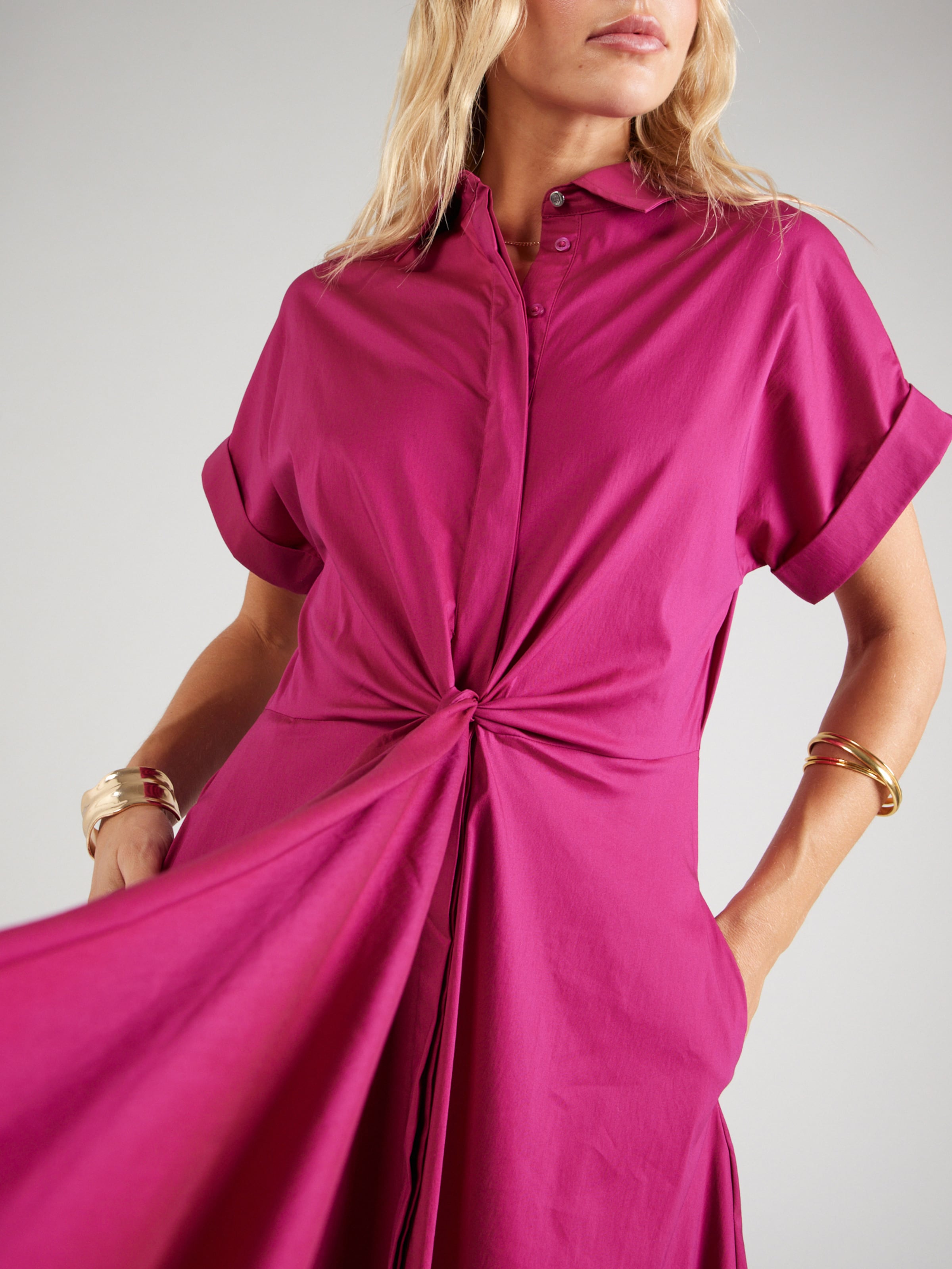 Lauren Ralph Lauren Shirt dress HAKAN in Fuchsia ABOUT YOU