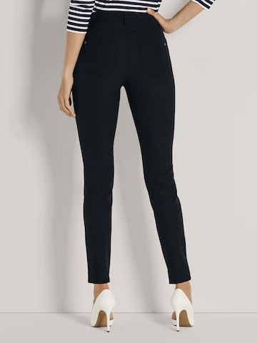 Coupe slim Pantalon MADELEINE en bleu